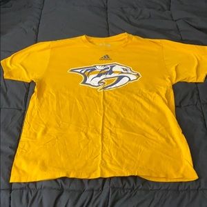 Large Adidas Nashville Predators T Shirt